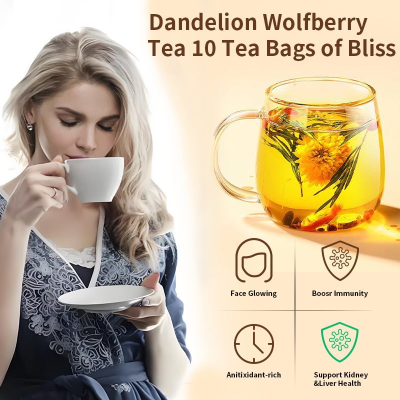 Liver tea formula Chrysanthemum decided liver oxen root gold and silver flower tea combination stayed up late to raise health tea bags clear fire to raise liver tea